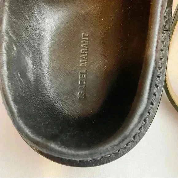 Isabel Marant The Elham Sandal In Black Size 38 EU - Picture 12 of 14